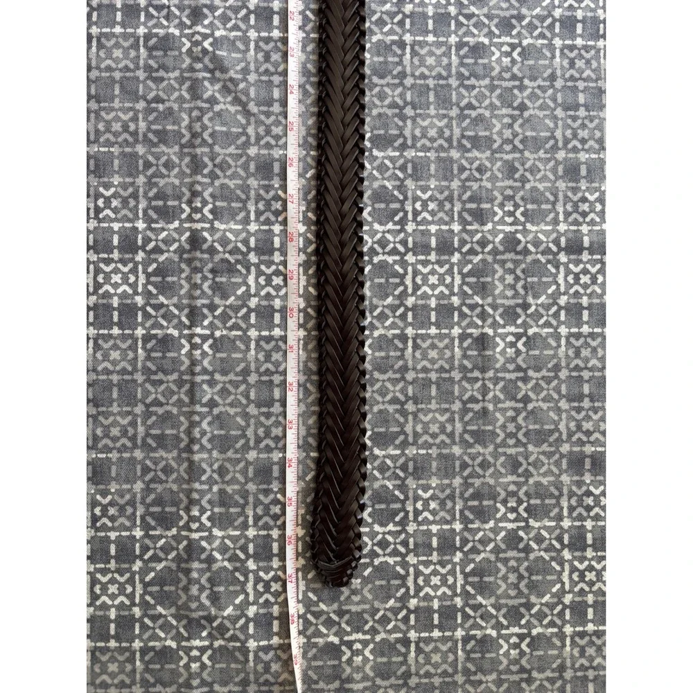 Wonder Nation Braided Belt Kids Size M Brown New Woven Faux Leather Adjustable‎